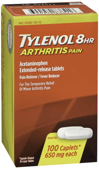 Tylenol 8HR Arthritis & Joint Pain Relief Tablets 100ct