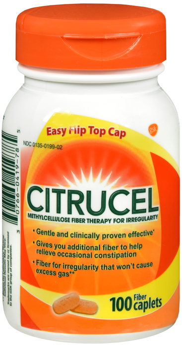 Citrucel Fiber Constipation Relief Caplets 100ct