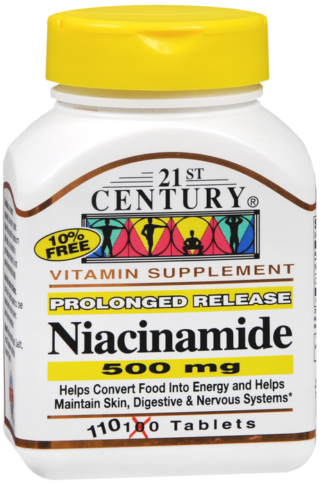 21st Century Niacinamide 500mg Tabs 110ct