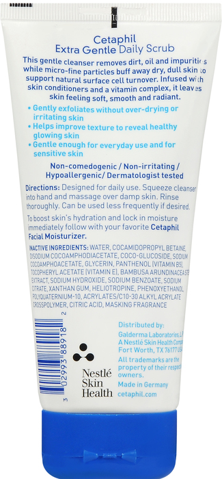 CETAPHIL EXTRA GENTLE DAILY SCRUB 6OZ