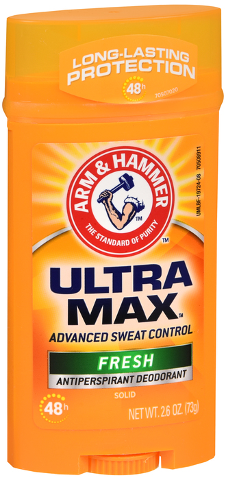 ARM & HAMMER ULTRAMAX DEODORANT ANTIPERSPIRANT WIDE FRESH 2.8OZ