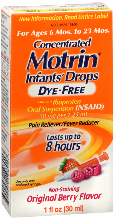 Motrin Infants' Liquid Medicine Drops w/Ibuprofen 1oz