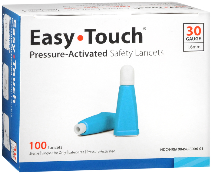 Easy Touch Lancets Pressure Activated 30G 100ct