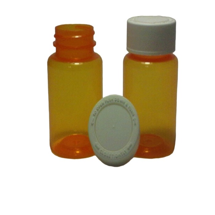 CENTOR BOTTLE AMB 90DRAM W/ UL C CAP 204