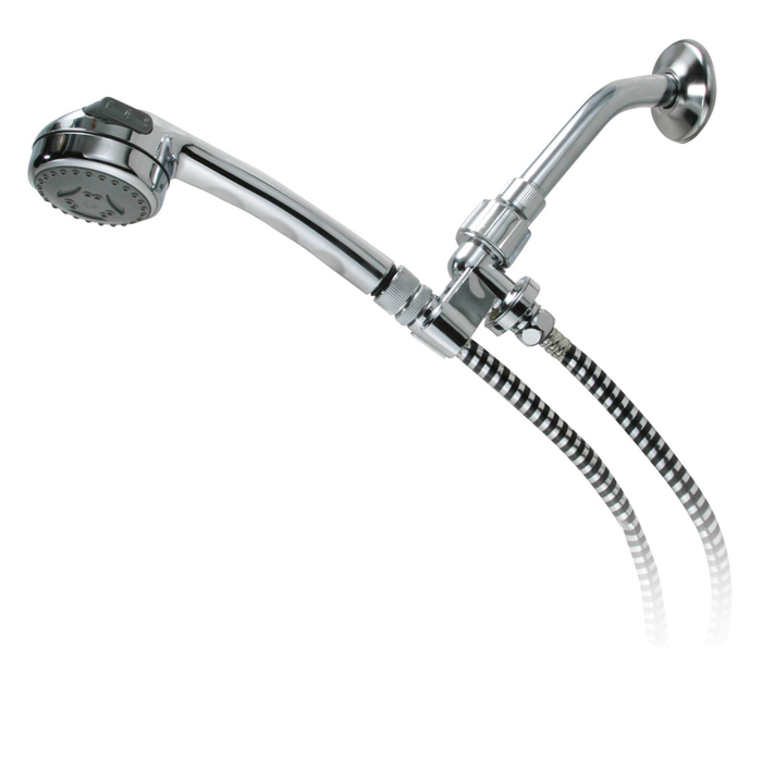 Hand Held Shower Massager Chrome