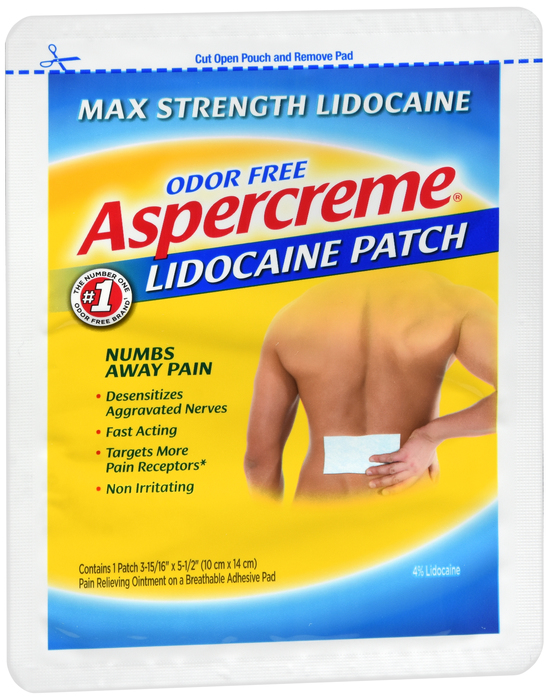 Aspercreme Lidocaine Patch 12X1ct