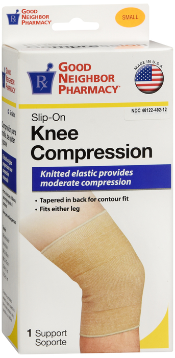 Good Neighbor Pharmacy Slip-on Knee Compression Beige Small 1ct